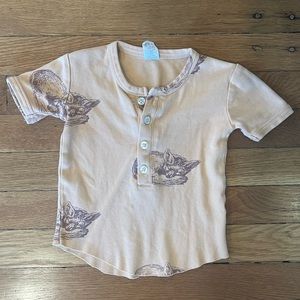 Kate Quinn unisex tee shirt with buttons
